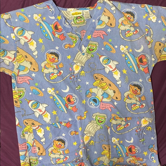 Sesame Street Other - Women’s Sesame Street Scrub Top and Jacket